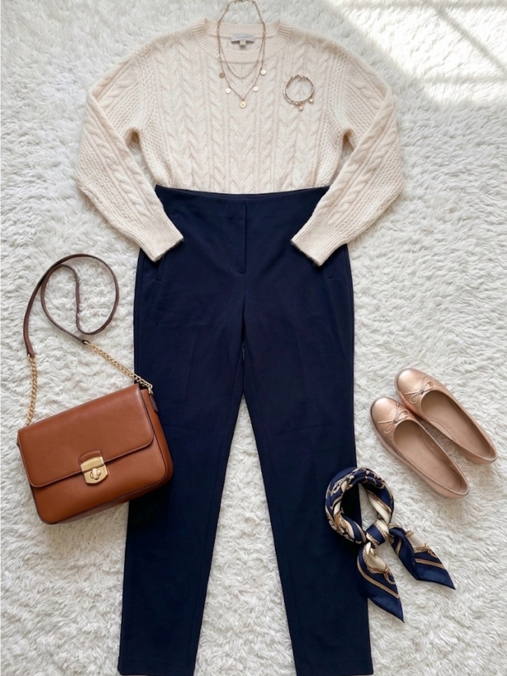 Faux Suede Mixed Media Legging